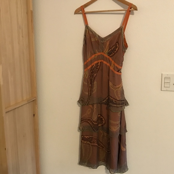 Da-Nang Dresses & Skirts - DA NANG RANGOON SILK LAYERED CORSET DRESS XS